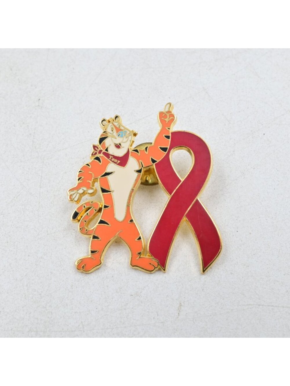 Kellogg's Tony The Tiger Red Ribbon Fantasy Pin Limited Edition